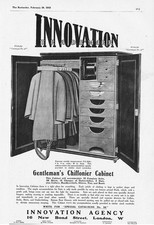 INNOVATION Gentleman's Chiffonier Cabinet - Antique Advertisement 1913