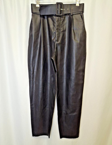 Zara faux leather pants - faux,