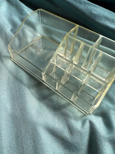 Clear acrylic makeup organiser - clear,