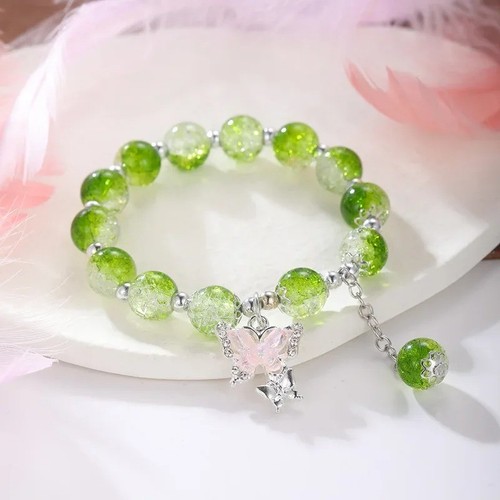 Beaded bracelet butterfly - beaded,
