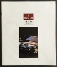 ROVER 400 SERIES Car LF Sales Brochure 1994 #4374/A  414Si  418SD  420GSi ++