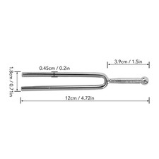 Tuning Fork Steel 440HZ