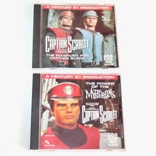 Fanderson - 2 x Captain Scarlet Mini Albums Power of the Mysterons, Manhunt for