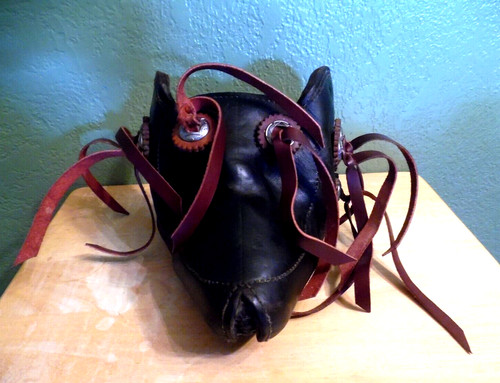 Antique western leather - antique,