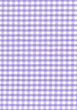 Gingham Polycotton Fabric 1/4"