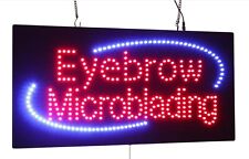 Neon Sign LED Eyebrow Threading Open Sign Store Sign Business Sign Window UK