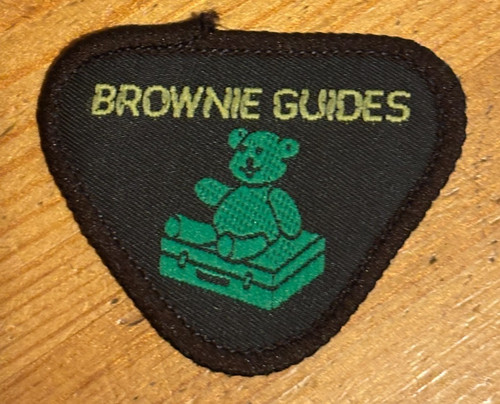 Vintage girl guiding badge - vintage,