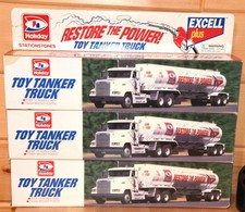 3 Holiday Toy Tanker Trucks