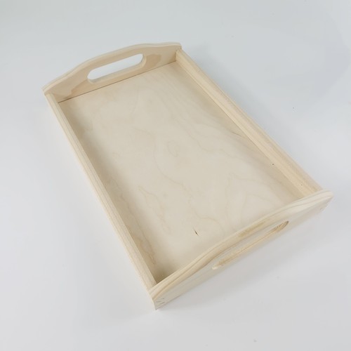 Wooden serving tray - tray, 30