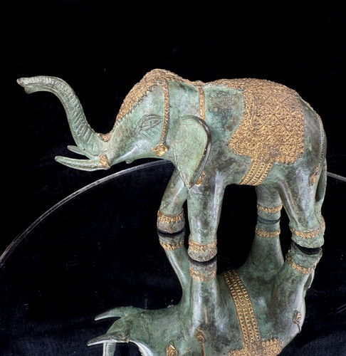Heavy patinated bronze - heavy,