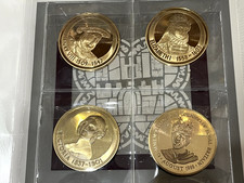 1988 Royal Britain One Thousand Years of Royal History Commemorative Medallions