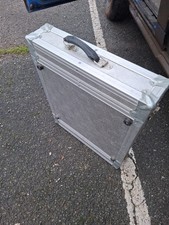 2U Rack Flight Case Aluminium Silver Lockable