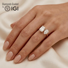 14K Yellow Gold 4.0 Ct Emerald