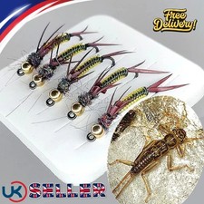 5pcs Stonefly Larvae Fly Baits