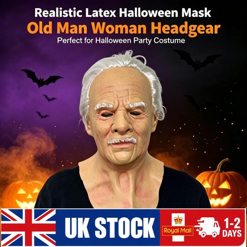 Realistic old man - old, mask