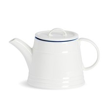 White Teapot Rustic Country Cottage Afternoon Cream Tea Pot 900ml