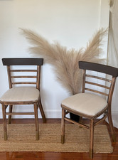 BROWN VINTAGE SIDE CHAIRS