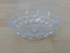 Vintage Clear Glass Fruit Dish