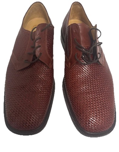 Salamander brown leather weave - salamander,