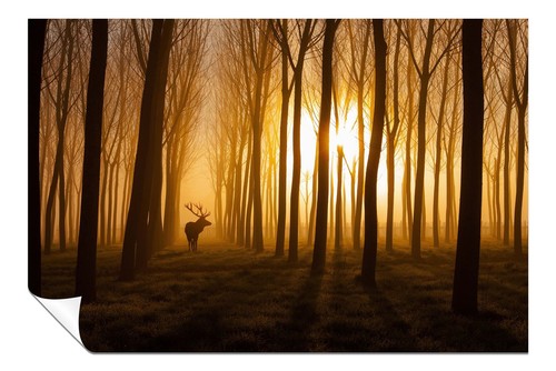 Deer golden forest - deer, wildlife