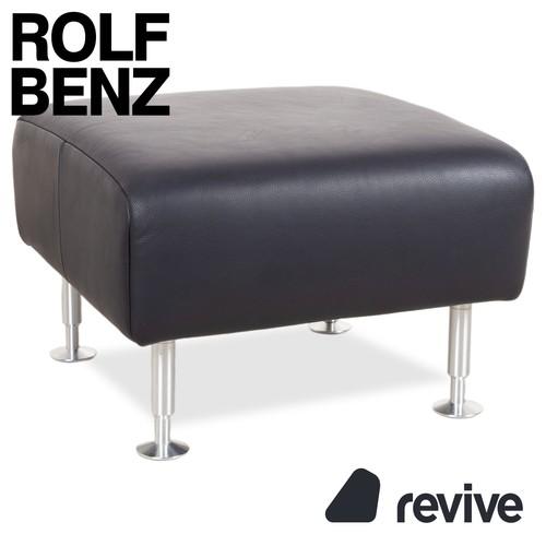 Rolf benz 250 leather stool - rolf,