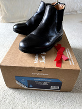 HARRY HALL JODHPUR RIDING BOOTS BUXTON, BLACK, SIZE 3.5, USED/BOXED, GOOD COND.