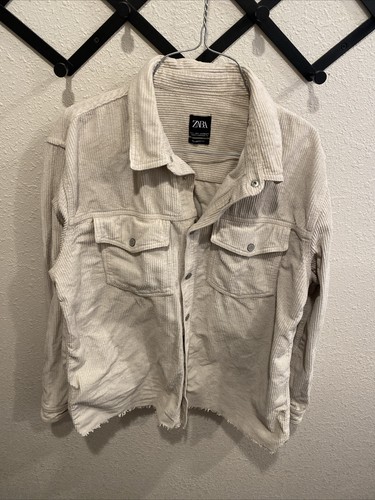 Zara corduroy shirt jacket - zara,