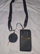 black bag Phone Crossbody bag