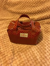 CATH KIDSTON POLKA DOT BOX BAG DEEP RED