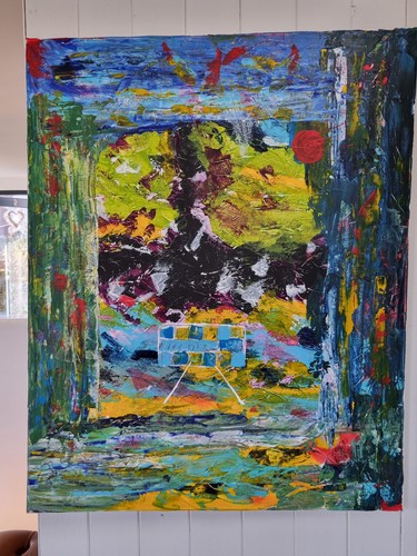 Original acrylic painting - l,