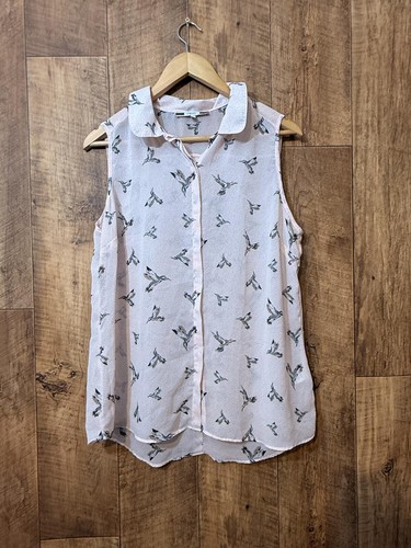 Next pale pink bird - pink, print