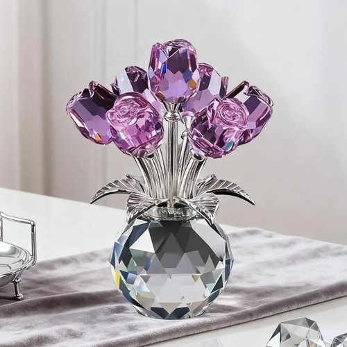 Flower crystal glass - 3d,