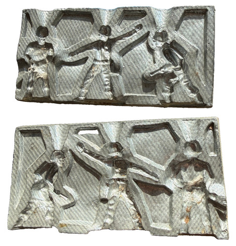 Vintage antique cast metal - antique, toy