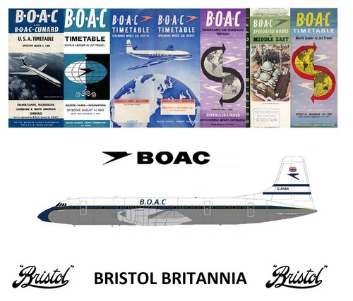 Boac bristol britannia image - britannia,