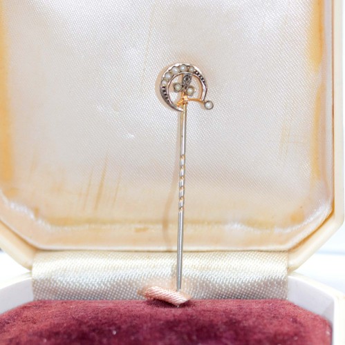 Antique 9ct yellow gold - gold, seed