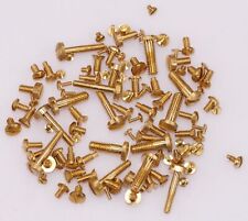 BRASS Clock Screws x100