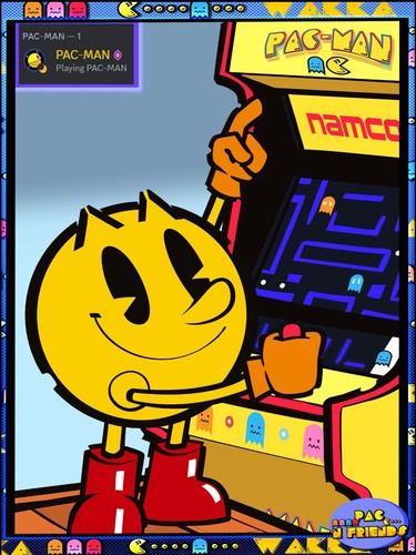 Pac man metal sign - metal,
