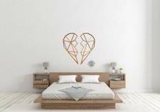Geometric heart wall art - geometric,