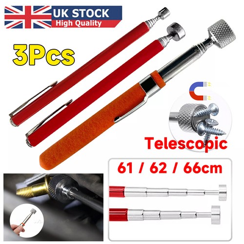3pc magnetic pick tool set - up,