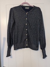 Wyse London Navy Sparkle Cardigan Size XL Excellent Condition