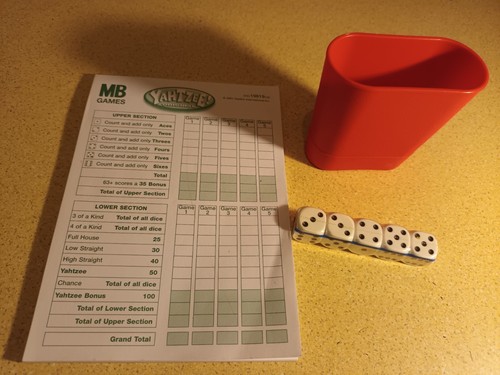 Vintage games yahtzee - mb,