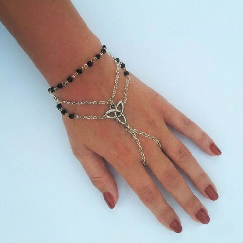 Gothic silver plate black - gothic,