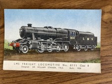 Railway postcard locomotive - railway,