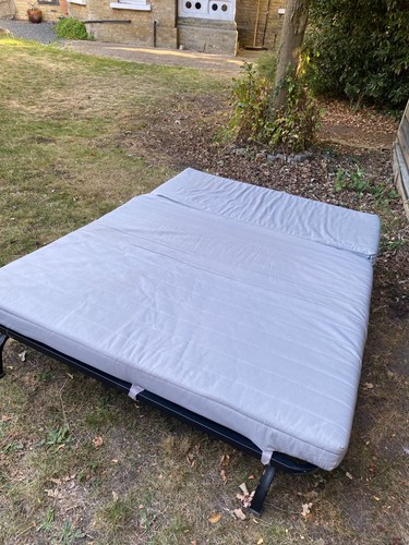 Grey seater sofa - 2, bed,