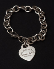 Genuine Silver Heart Tag