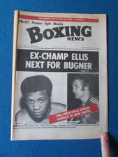 Boxing News Magazine - 18/10/74 - Joe Bugner & Jimmy Ellis Cover