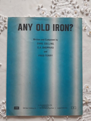 Any old iron - "any, vintage