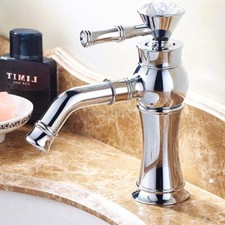 Chrome Crystal Decor Bathroom