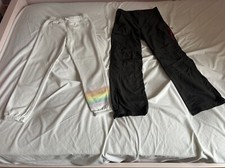 Girls Quechua Waterproof Hiking Trousers & Gap Tracksuit Bottoms Bundle-Age 7-9 