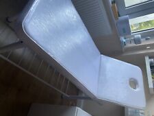 White aluminium massage bed 